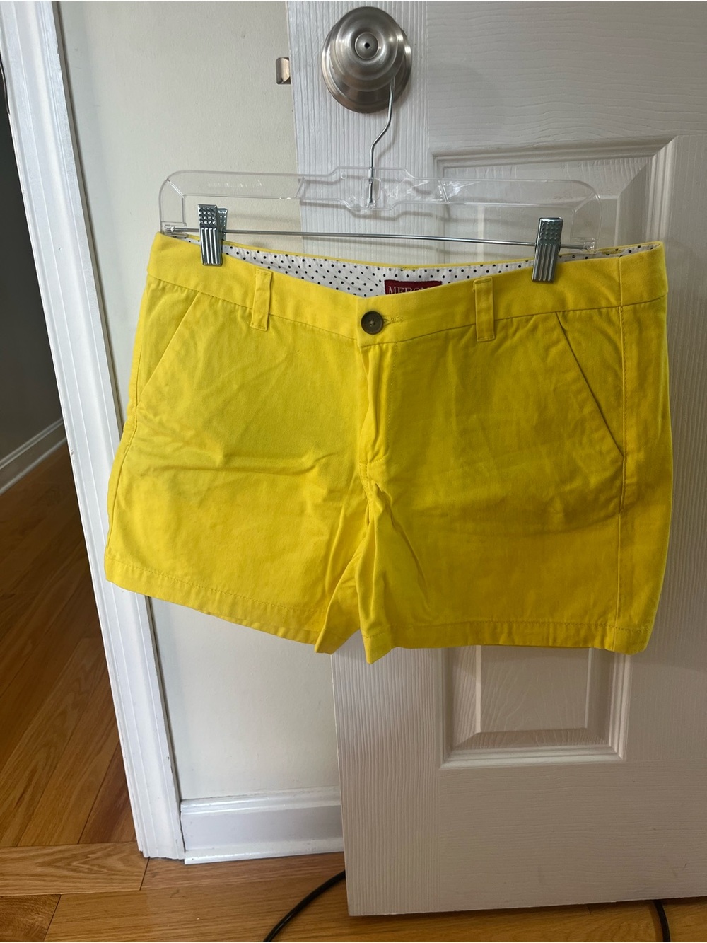Merona Bright Yellow Women's Cotton Bermuda Shorts